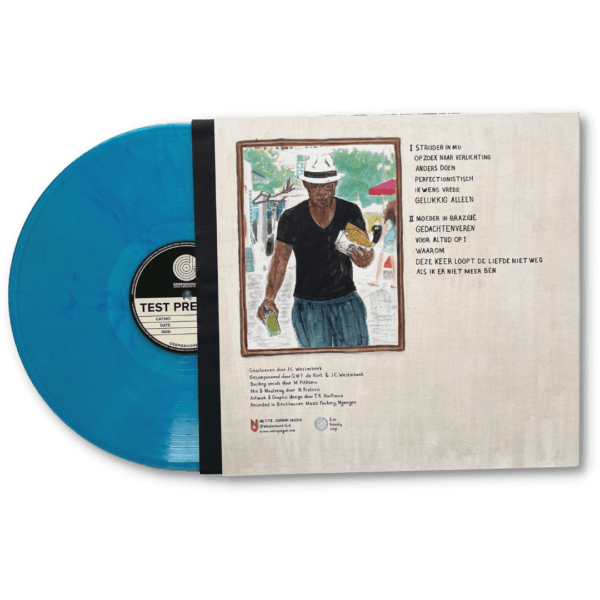 Testpressing blue vinyl 2 Testpressing - Als Ik Er Niet Meer Ben (Blue LP)