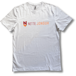 T-shirt Nette Jonguh (Wit)