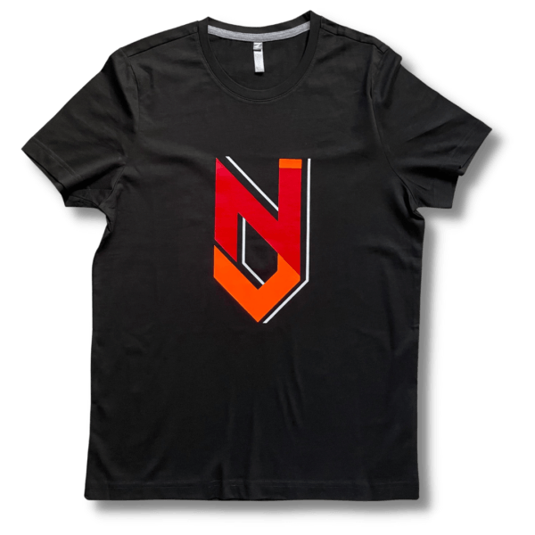 T-Shirt Nette Jonguh (Zwart Groot Logo)